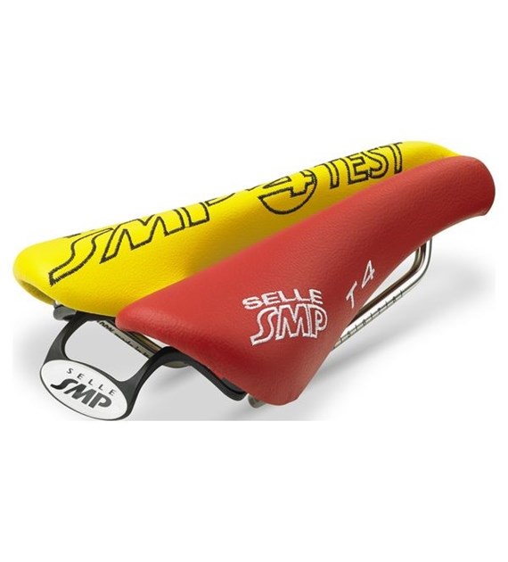 Siodło SMP TRIATHLON T4 red/yellow - TEST