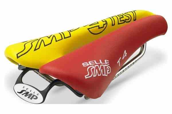 Siodło SMP TRIATHLON T4 red/yellow - TEST